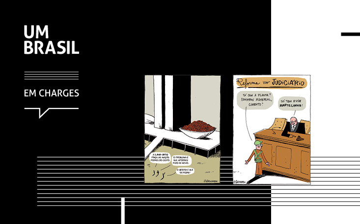 Uninove recebe exposi&ccedil;&atilde;o UM BRASIL em Charges