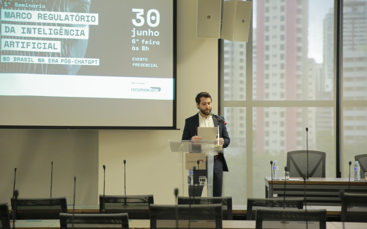 Semin&aacute;rio O Marco Regulat&oacute;rio da Intelig&ecirc;ncia Artificial no Brasil na era p&oacute;s-ChatGPT