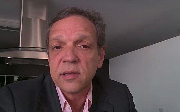 O secret&aacute;rio de Gest&atilde;o e Governo Digital do Estado de S&atilde;o Paulo, Caio Paes de Andrade, durante a reuni&atilde;o