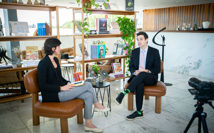 M&ocirc;nica Sodr&eacute; e Nery durante o bate-papo exclusivo para o Canal UM BRASIL, em parceria com a revista PB