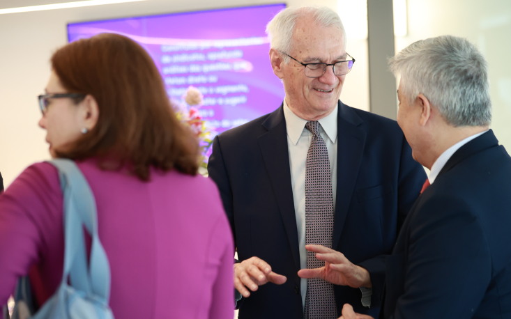 Ivo Dall'Acqua prestigia o evento (Cr&eacute;dito: Edilson Dias/FecomercioSP)