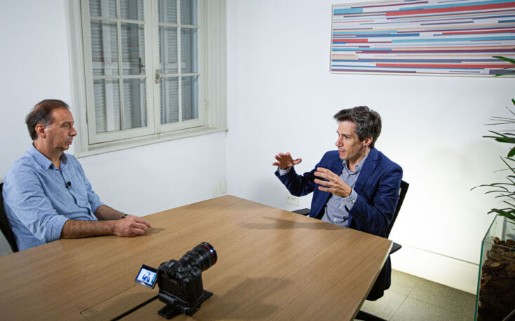 Jaime Spitzcovsky e Iv&aacute;n Carrino (Cr&eacute;dito: UM BRASIL)