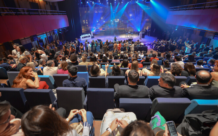 P&uacute;blico no evento de premia&ccedil;&atilde;o (Cr&eacute;dito: Aberje Oficial)