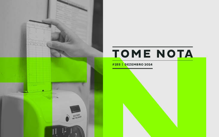 Tome Nota: guia pr&aacute;tico sobre jornada de trabalho