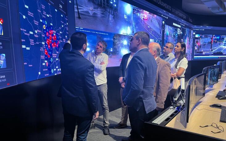 FecomercioSP e Sincovat visitam Smart Sampa e fortalecem agenda para seguran&ccedil;a p&uacute;blica