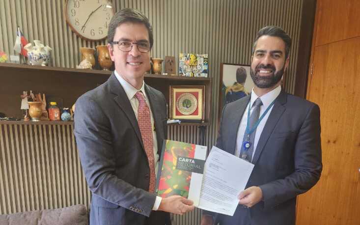 Dietze se re&uacute;ne no Gabinete do deputado Marcel Van Hatten