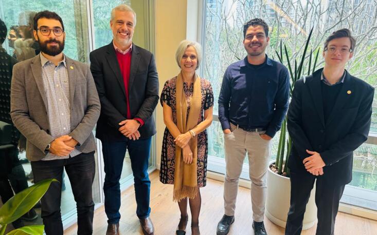 Debate reuniu os assessores da FecomercioSP e do Instituto Millenium na sede (cr&eacute;dito: divulga&ccedil;&atilde;o)