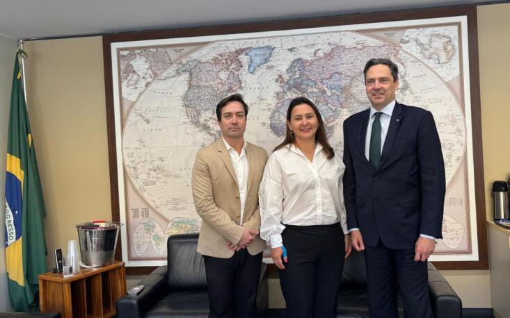 Deputado Luiz Philippe de Orleans e Bragan&ccedil;a recebe os representantes da FecomercioSP