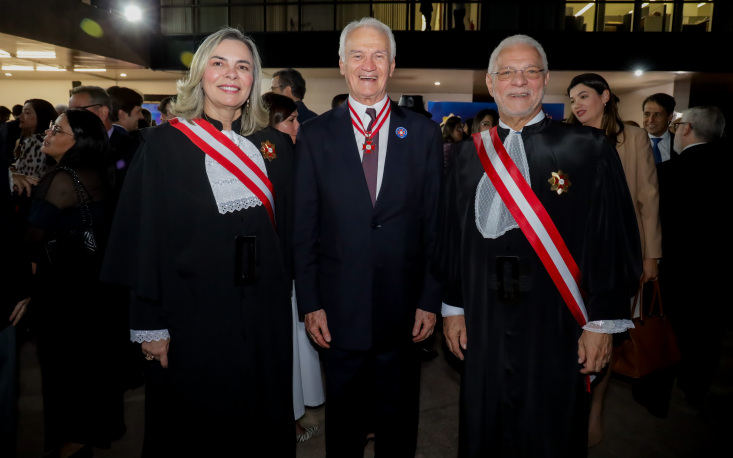 A cerim&ocirc;nia ocorreu no edif&iacute;cio-sede do TST (Foto: Paulo Negreiros)