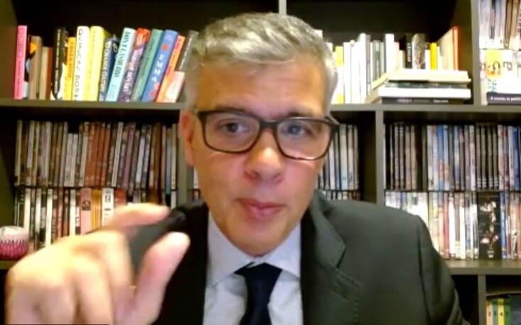 Otavio Calvet apresenta suas impress&otilde;es sobre a pejotiza&ccedil;&atilde;o (Foto: Divulga&ccedil;&atilde;o/FecomercioSP)