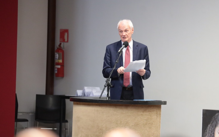 O presidente em exerc&iacute;cio da FecomercioSP, Ivo Dall&rsquo;Acqua J&uacute;nior, durante audi&ecirc;ncia p&uacute;blica da Subcomiss&atilde;o Especial da Escala de Trabalho da C&acirc;mara