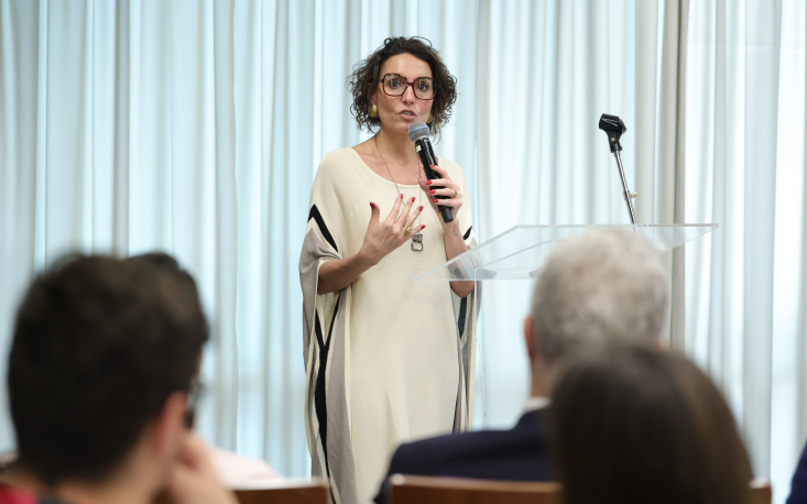 Tathiane Piscitelli avalia os regimes diferenciados como principal instrumento de justi&ccedil;a tribut&aacute;ria da reforma. (Foto: Edilson Dias/FecomercioSP)