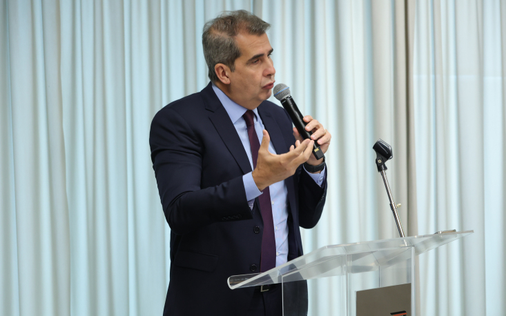 Eduardo Perez Salusse salienta a necessidade de uniformiza&ccedil;&atilde;o de regras pelo Comit&ecirc; Gestor do IBS. (Foto: Edilson Dias/FecomercioSP)