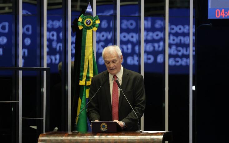 Ivo Dall'Acqua durante sess&atilde;o de debates tem&aacute;ticos no Senado Federal na &uacute;ltima quarta-feira (1&deg;). Foto: Cristiano Silva